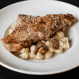 Truffle Mushroom Pasta w/ Steak