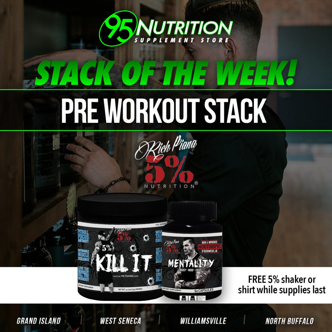 SUPPLEMENT OF THE WEEK: 5% NUTRITION “KILL IT”