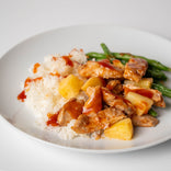 Hot Honey BBQ Pineapple Chicken